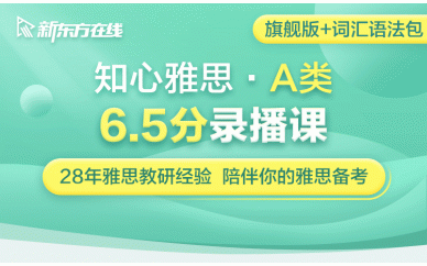 新东方雅思6.5分录播课 300天内无限次观看